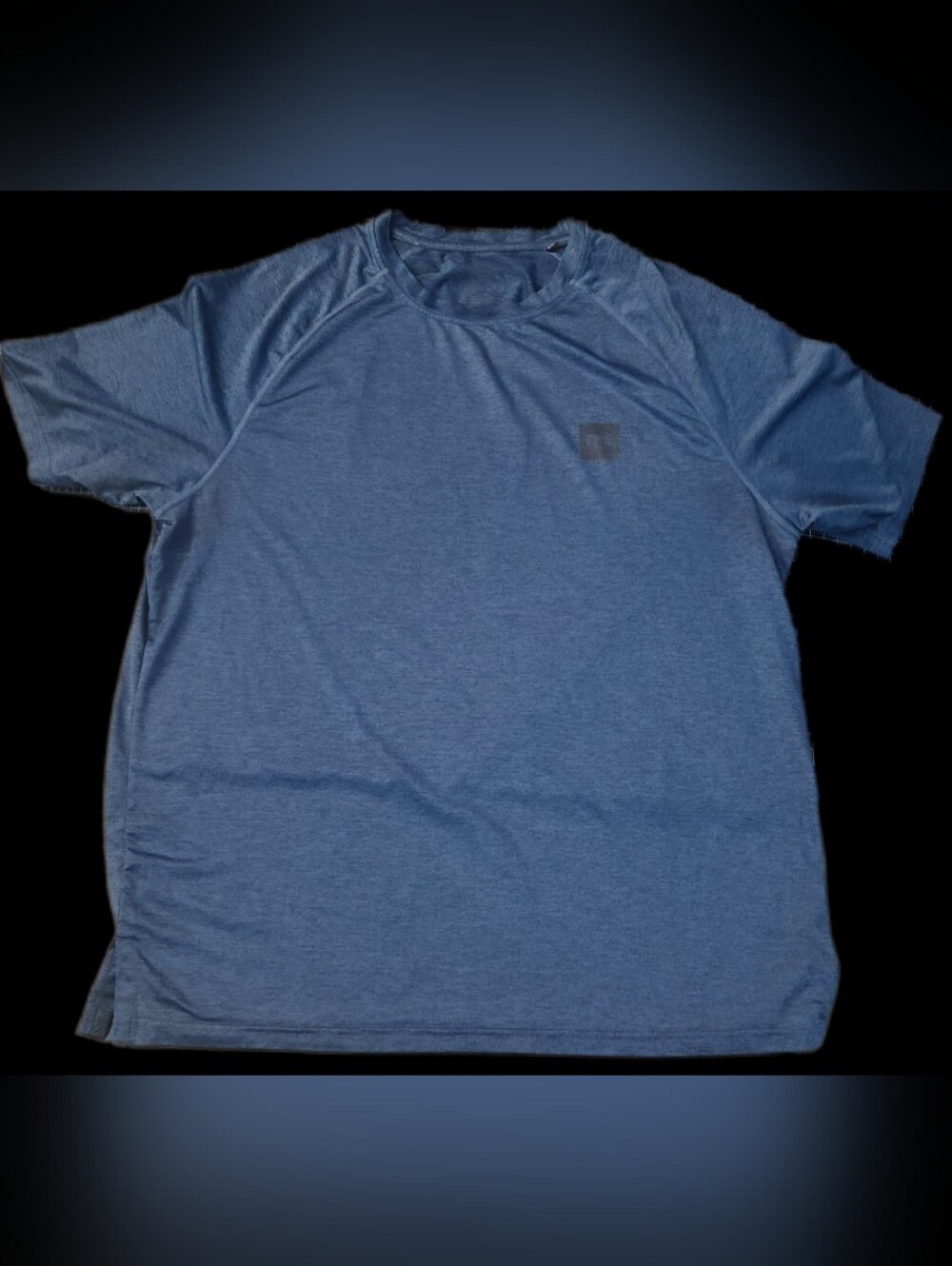 #MC33 Men's Blue Performance Crew Neck Shirt